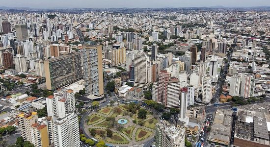 Vista aérea da cidade de Belo Horizonte
